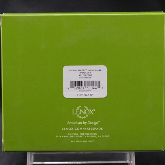 kate spade “Look Sharp” Laurel Street Lennox ID and Business Card Holder NWT - Picture 3 of 5